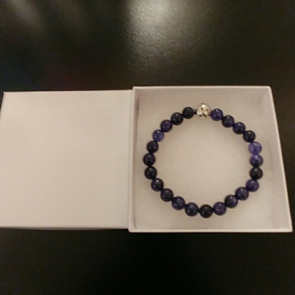 Sodalite Stone Bracelet - Picture 7 of 8